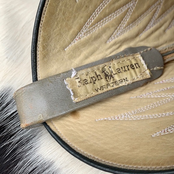 RALPH LAUREN Rare Vintage Lizard Exotic Leather Cowboy Cowgirl Western Boots 7 C - Picture 7 of 15